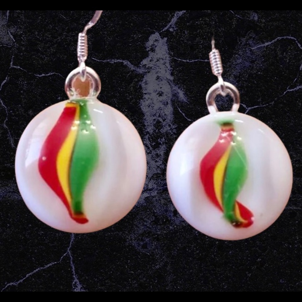 Lampwork Glass Earrings - Picture 2 of 7